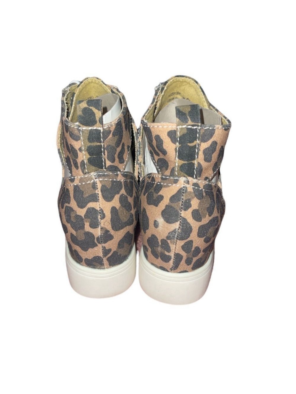 VERY G | Kendra Wedge Sneaker - Leopard Print 7 - Picture 4 of 7